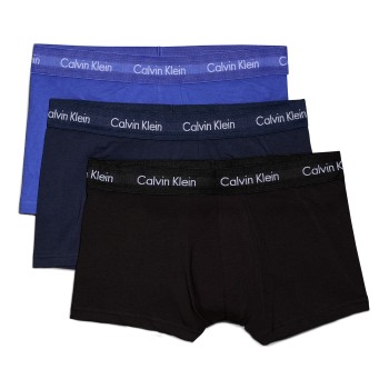 Calvin Klein 3P Cotton Stretch Low Rise Trunks Flerfarvet-2 bomuld Large Herre