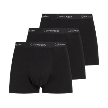 Calvin Klein 3P Icon Cotton Relaxed Fit Trunks Sort bomuld Large Herre