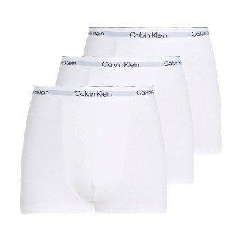Calvin Klein 3P Icon Cotton Relaxed Fit Trunks Hvid bomuld 4XL Herre