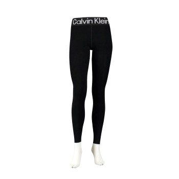 Calvin Klein Logo Waistband Legging Sort Small Dame