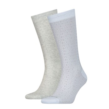 Calvin Klein Strømper 2P Mirrored Logo Socks Lyseblå One Size Herre