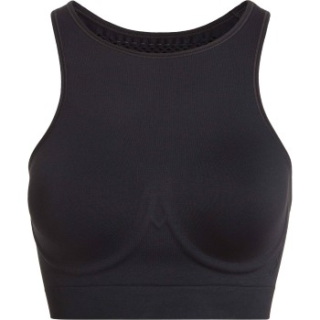 Calvin Klein BH Sport Soft Medium Support Sports Bra Sort polyamid Large Dame