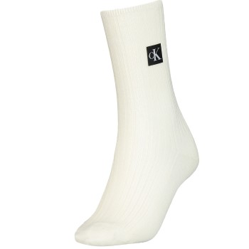 Calvin Klein Strømper Women Icon Patch Sock Hvid One Size Dame