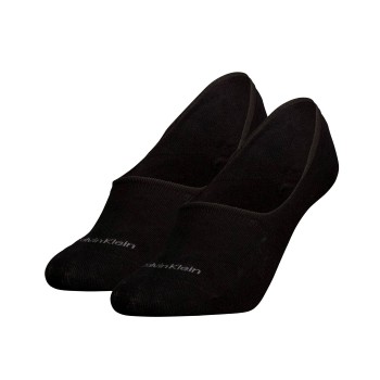 Calvin Klein Strømper 2P Women Mid Cut Footie Socks Sort Str 39/42 Dame