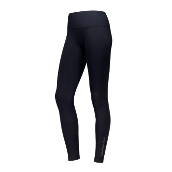 Calvin Klein Women Plain Legging Sort polyamid Large Dame