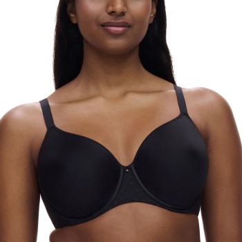 Chantelle BH Comfort Chic Back Smoothing T-Shirt Bra Sort J 80 Dame
