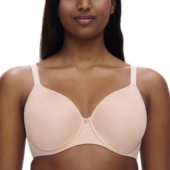 Chantelle BH Comfort Chic Back Smoothing T-Shirt Bra Lyserosa D 90 Dame