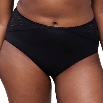 Chantelle Trusser EasyFeel High-Waisted Support Full Brief Sort nylon 50 Dame