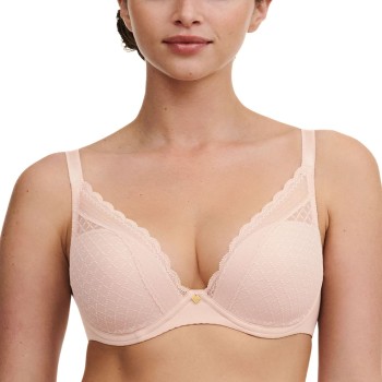 Chantelle BH EasyFeel Norah Chic Plunge T-Shirt Bra Lyserosa F 75 Dame