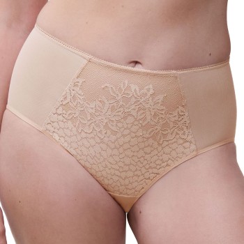 Chantelle Trusser Maris High Waisted Support Full Brief Beige 44 Dame