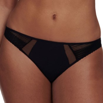 Chantelle Trusser Pulp Corsetry Standard Waist Tanga Sort 36 Dame