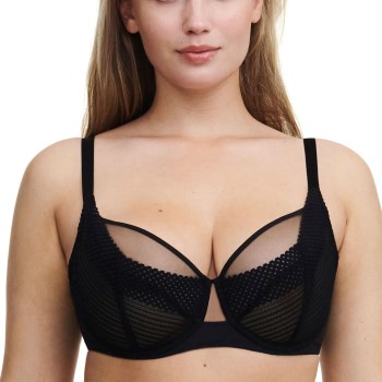 Chantelle BH Pulp Covering Underwired Bra Sort F 85 Dame