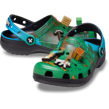 Crocs Classic Minecraft Clog Flerfarvet US M7/W9 (EU 39-40)