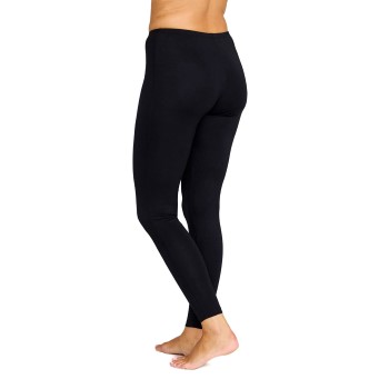 Damella Bamboo Leggings Sort Bambus Large Dame