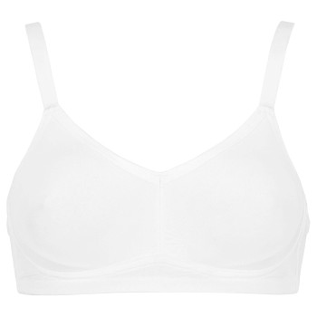 Damella BH Carla Soft Bra Hvid polyester D 100 Dame