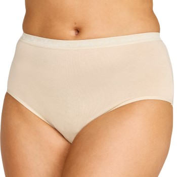 Damella Trusser Classic Cotton Midi Brief Pudder bomuld X-Large Dame