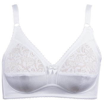 Damella BH Classic Soft Bra Hvid E 110 Dame