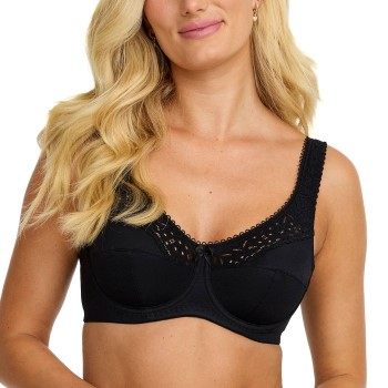 Damella BH Classic Underwire Lace Bra Sort G 100 Dame