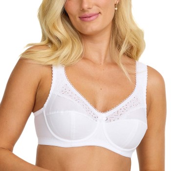Damella BH Classic Underwire Lace Bra Hvid F 85 Dame