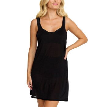 Damella Full Slip 90 cm Sort viskose 38 Dame