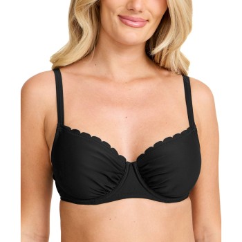 Damella Grace Wavy Bikini Bra Sort D/E 46 Dame