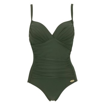 Damella Miranda Swimsuit Mørkgrøn  D/E 46 Dame