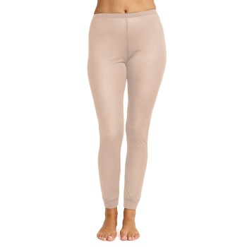 Damella Silk Leggings Nougat silke Medium Dame