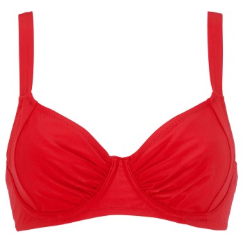 Damella Sophia Basic Underwired Bikini Bra Rød polyester F 38 Dame