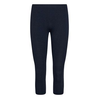 Decoy Bamboo Capri Marineblå Bambus X-Large Dame