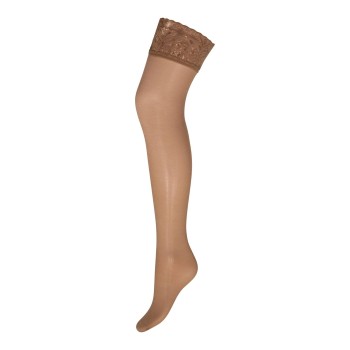 Decoy Strømpebukser Stay-Up 20 Den Beige polyamid S/M Dame