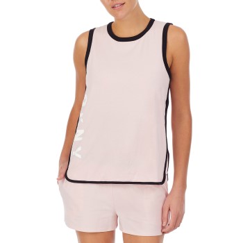 DKNY Casual Fridays Top and Shorts Set Lyserosa Small Dame