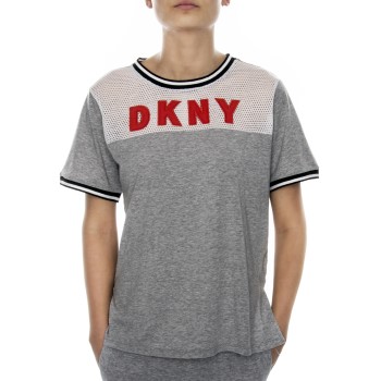 DKNY Spell It Out SS Tee Grå Medium Dame