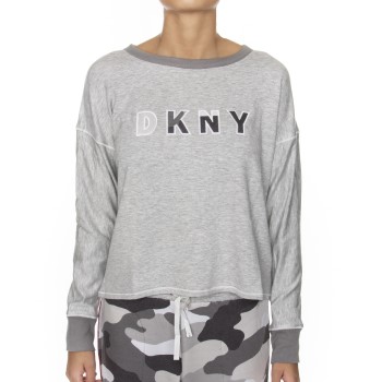DKNY Urban Armor LS Top Grå Small Dame