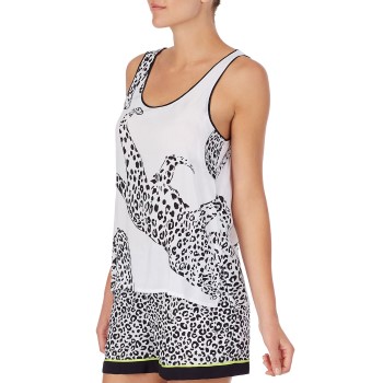 DKNY Wild Side Top and Shorts Set Sort/Hvid viskose Medium Dame