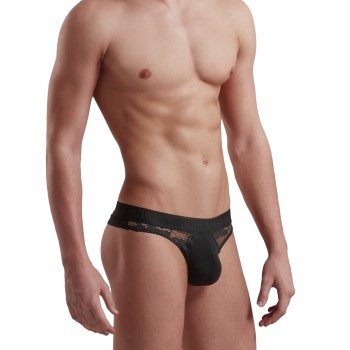 Doreanse Men Sexy Lace Thong Sort XX-Large Herre