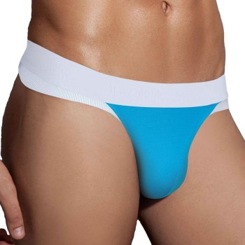 Doreanse Men Sexy String 1258 Hvid/Blå Small Herre