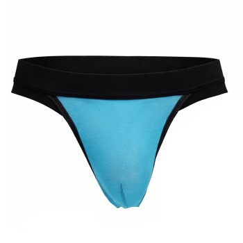 Doreanse Men Sexy String 1258 Sort/Blå Large Herre