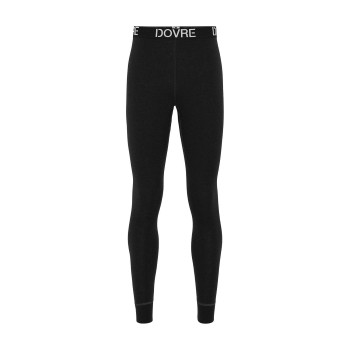 Dovre Organic Wool Long Johns Sort merinould Large Herre