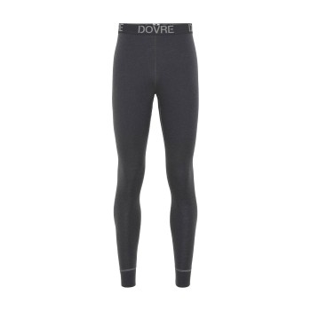 Dovre Organic Wool Long Johns Grå merinould Small Herre