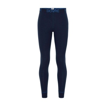 Dovre Organic Wool Long Johns Marineblå merinould XX-Large Herre