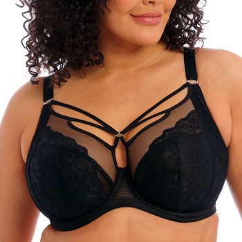 Elomi BH Brianna Underwire Plunge Bra Sort I 80 Dame