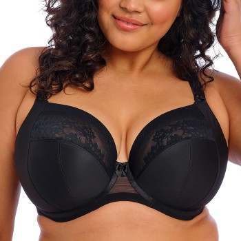 Elomi BH Nerina Underwire Plunge Bra Sort M 90 Dame