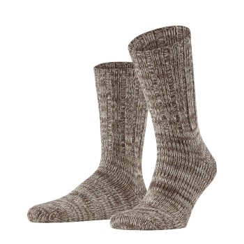 Falke Strømper Brooklyn Sock Brun økologisk bomuld Str 47/50 Herre