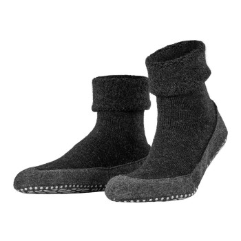 Falke Strømper Cosyshoe Adult Antracit uld Str 37/38 Herre