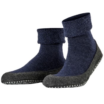 Falke Strømper Cosyshoe Adult Blå uld Str 43/44 Herre