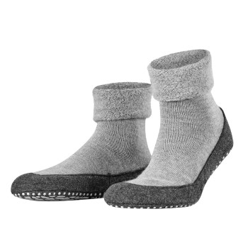 Falke Strømper Cosyshoe Adult Lysegrå uld Str 37/38 Herre