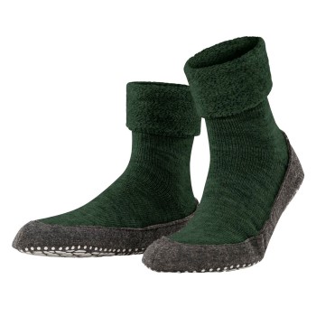 Falke Strømper Cosyshoe Adult Grøn uld Str 43/44 Herre