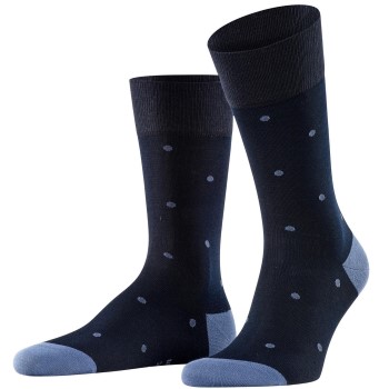 Falke Strømper Dot Socks Blå bomuld Str 47/50 Herre