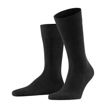 Falke Strømper Family Crew Sock Sort bomuld Str 47/50 Herre