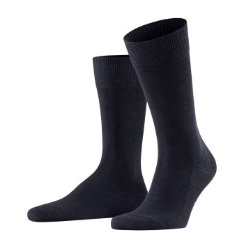 Falke Strømper Family Crew Sock Mørkblå bomuld Str 47/50 Herre